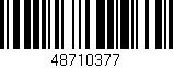 Código de barras (EAN, GTIN, SKU, ISBN): '48710377'