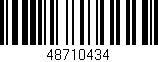 Código de barras (EAN, GTIN, SKU, ISBN): '48710434'