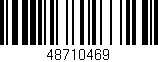 Código de barras (EAN, GTIN, SKU, ISBN): '48710469'