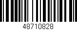 Código de barras (EAN, GTIN, SKU, ISBN): '48710828'