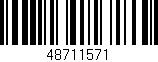 Código de barras (EAN, GTIN, SKU, ISBN): '48711571'