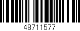 Código de barras (EAN, GTIN, SKU, ISBN): '48711577'
