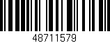Código de barras (EAN, GTIN, SKU, ISBN): '48711579'