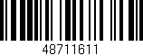 Código de barras (EAN, GTIN, SKU, ISBN): '48711611'