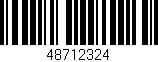 Código de barras (EAN, GTIN, SKU, ISBN): '48712324'