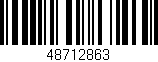 Código de barras (EAN, GTIN, SKU, ISBN): '48712863'