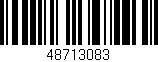 Código de barras (EAN, GTIN, SKU, ISBN): '48713083'