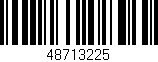 Código de barras (EAN, GTIN, SKU, ISBN): '48713225'