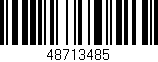 Código de barras (EAN, GTIN, SKU, ISBN): '48713485'