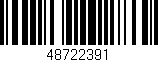 Código de barras (EAN, GTIN, SKU, ISBN): '48722391'