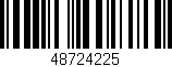 Código de barras (EAN, GTIN, SKU, ISBN): '48724225'
