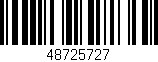 Código de barras (EAN, GTIN, SKU, ISBN): '48725727'