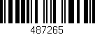 Código de barras (EAN, GTIN, SKU, ISBN): '487265'