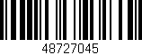 Código de barras (EAN, GTIN, SKU, ISBN): '48727045'