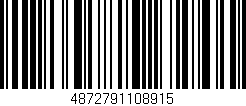 Código de barras (EAN, GTIN, SKU, ISBN): '4872791108915'