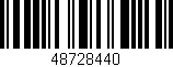 Código de barras (EAN, GTIN, SKU, ISBN): '48728440'