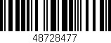 Código de barras (EAN, GTIN, SKU, ISBN): '48728477'