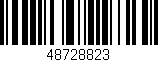 Código de barras (EAN, GTIN, SKU, ISBN): '48728823'