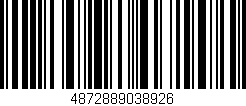 Código de barras (EAN, GTIN, SKU, ISBN): '4872889038926'