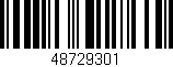 Código de barras (EAN, GTIN, SKU, ISBN): '48729301'