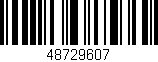 Código de barras (EAN, GTIN, SKU, ISBN): '48729607'