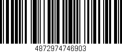 Código de barras (EAN, GTIN, SKU, ISBN): '4872974746903'