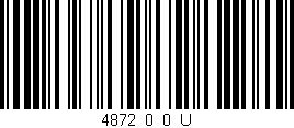 Código de barras (EAN, GTIN, SKU, ISBN): '4872_0_0_U'