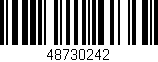 Código de barras (EAN, GTIN, SKU, ISBN): '48730242'