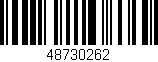 Código de barras (EAN, GTIN, SKU, ISBN): '48730262'