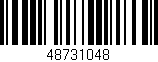 Código de barras (EAN, GTIN, SKU, ISBN): '48731048'