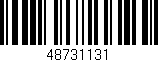 Código de barras (EAN, GTIN, SKU, ISBN): '48731131'