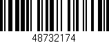 Código de barras (EAN, GTIN, SKU, ISBN): '48732174'