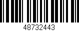 Código de barras (EAN, GTIN, SKU, ISBN): '48732443'