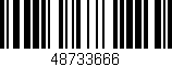 Código de barras (EAN, GTIN, SKU, ISBN): '48733666'