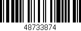 Código de barras (EAN, GTIN, SKU, ISBN): '48733874'