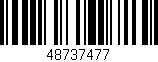 Código de barras (EAN, GTIN, SKU, ISBN): '48737477'