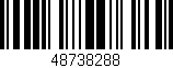 Código de barras (EAN, GTIN, SKU, ISBN): '48738288'