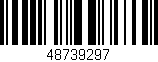 Código de barras (EAN, GTIN, SKU, ISBN): '48739297'