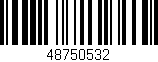 Código de barras (EAN, GTIN, SKU, ISBN): '48750532'