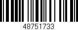 Código de barras (EAN, GTIN, SKU, ISBN): '48751733'