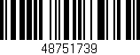 Código de barras (EAN, GTIN, SKU, ISBN): '48751739'