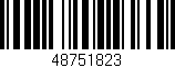 Código de barras (EAN, GTIN, SKU, ISBN): '48751823'