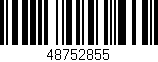 Código de barras (EAN, GTIN, SKU, ISBN): '48752855'