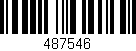 Código de barras (EAN, GTIN, SKU, ISBN): '487546'