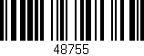 Código de barras (EAN, GTIN, SKU, ISBN): '48755'