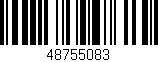 Código de barras (EAN, GTIN, SKU, ISBN): '48755083'