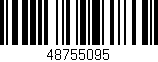 Código de barras (EAN, GTIN, SKU, ISBN): '48755095'