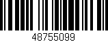Código de barras (EAN, GTIN, SKU, ISBN): '48755099'