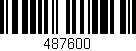 Código de barras (EAN, GTIN, SKU, ISBN): '487600'