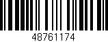 Código de barras (EAN, GTIN, SKU, ISBN): '48761174'